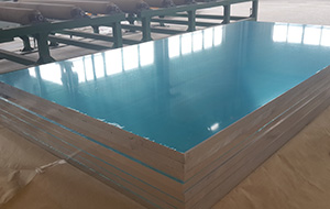 milled aluminium plate