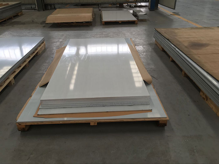 machined aluminum plate